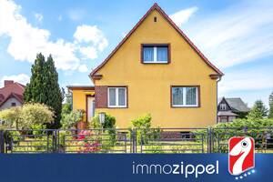 Ruhige Lage in Bernau OT Schönow: EFH mit 3 Zi., Kü., Bad, Keller, mass. Nebengebäude, 868 m² Grdst. – 16321 Bernau – Vorschaubild 1