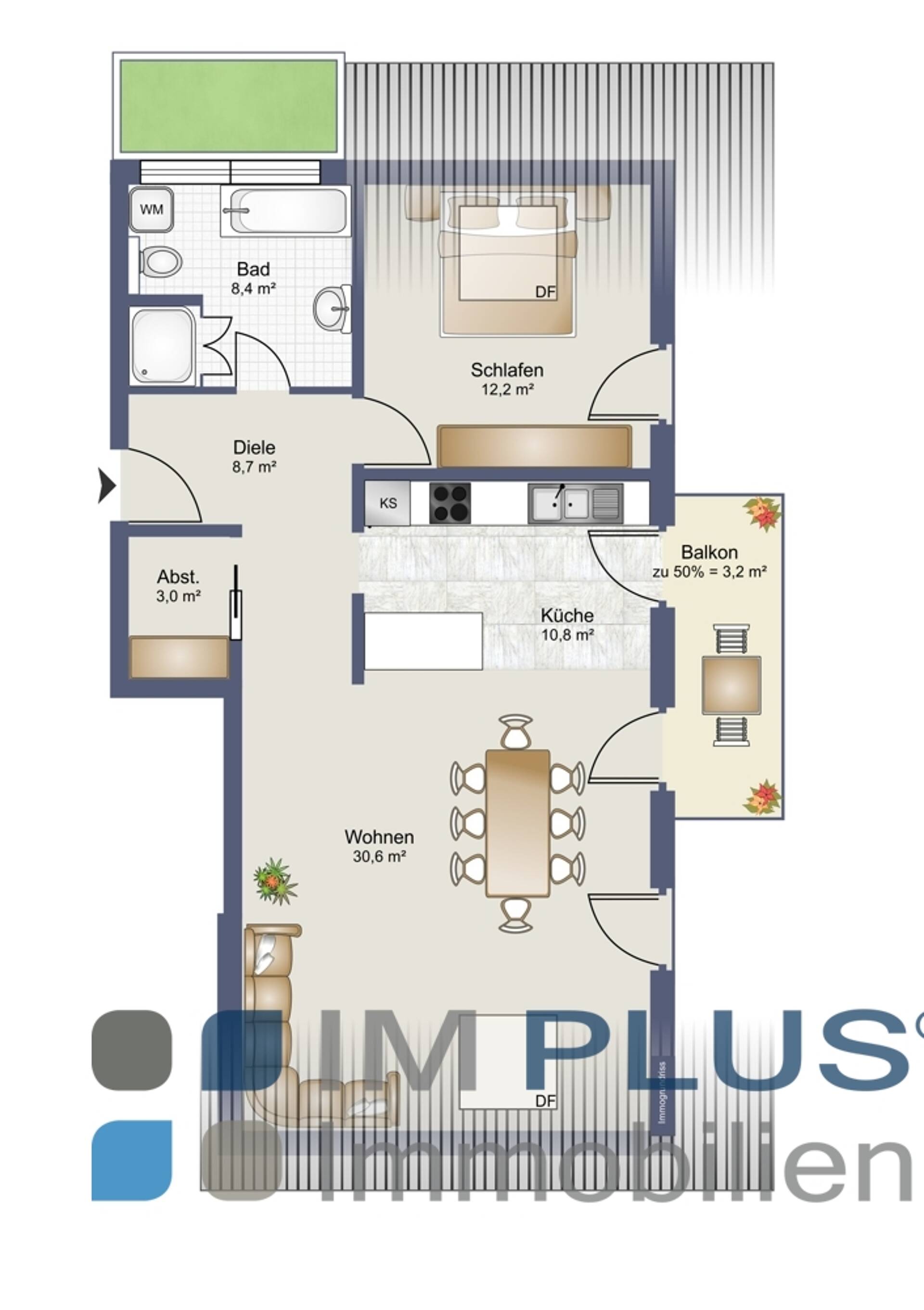 Etagenwohnung in 83026 Rosenheim mit 82,5 m² kaufen