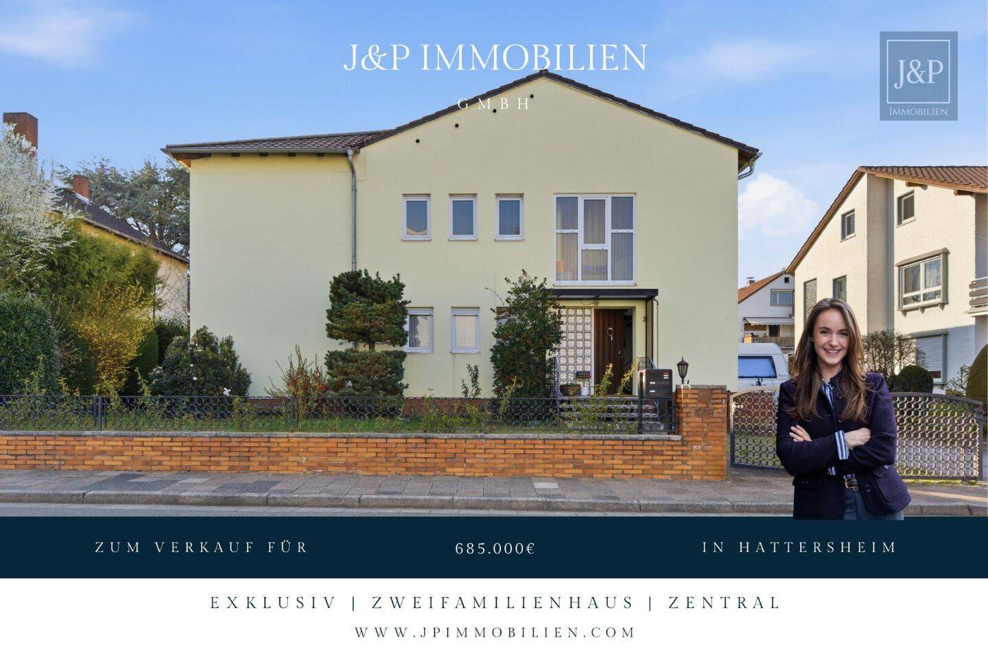2 Familienhaus mit schönem Gartengrundstück, guter Aufteilung und Partykeller – Hattersheim – Bild 1 von 9