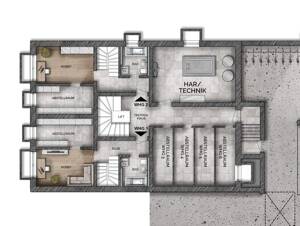 Wohn-Fühlen: 3,5-Zimmer Gartenwohnung mit Terrasse inkl. Souterrain-Hobbyraum und 2 Bädern, Aufzug, Tiefgarage, Photovoltaik – 81827 München – Vorschaubild 5