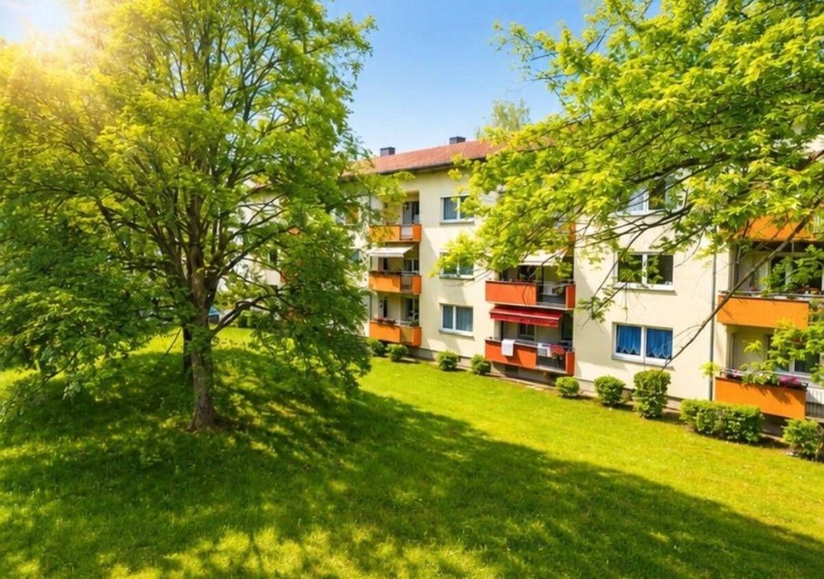 Mitten im Grünen - Ideal zonierte 3 Zimmer Wohnung im Regensburger Stadtosten – 93053 Regensburg – Bild 1 von 8