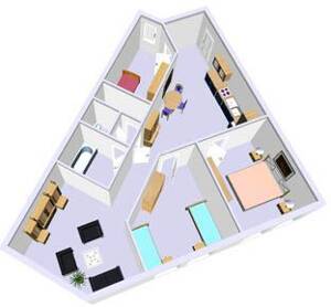 Moderne 3,5-Zimmer-Dachgeschosswohnung ohne Fahrstuhl – 24143 Kiel – Vorschaubild 2