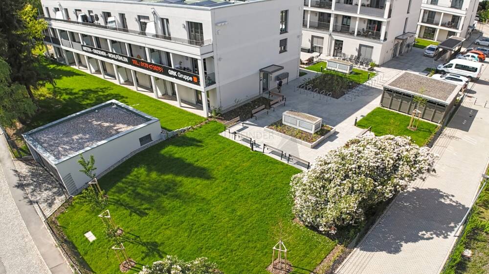 !! Erstbezug !! 2 Raum EG-Whg mit EBK & Terrasse am Kulturpalast Rabenstein