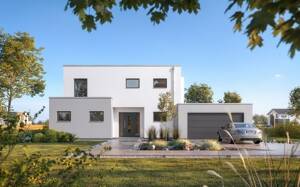 Luxusvilla im Bauhausstil auf großem Grundstück am Stadtrand von Jena – 7751 Jena – Vorschaubild 2