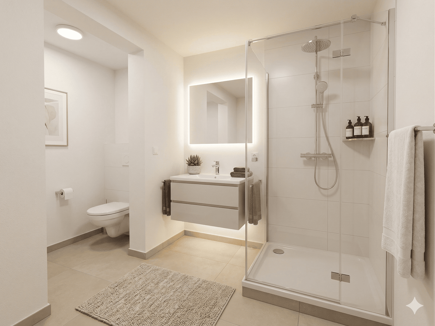 Ruhiges, modernes City-Apartment - Erstbezug nach Renovierung mitten in Erlangen – Erlangen – Vorschaubild 7