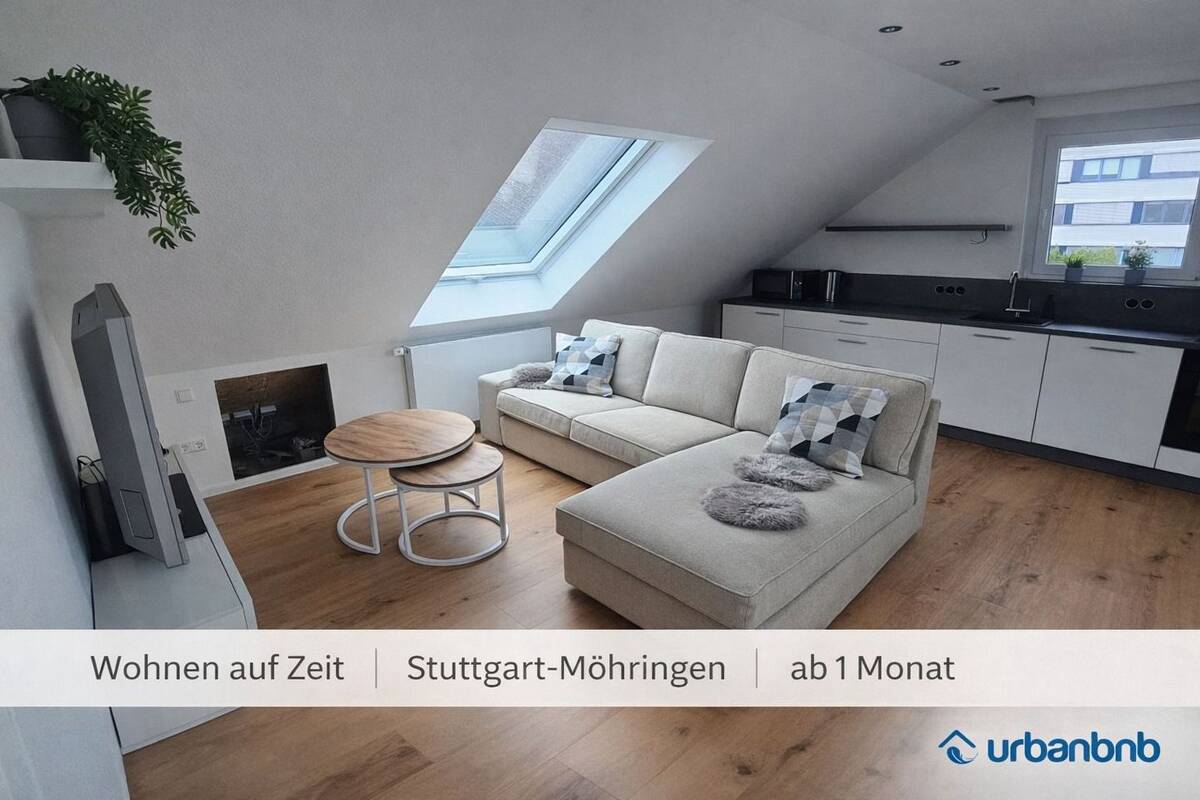 2-Zimmerwohnung Stuttgart Möhringen - Wohnen auf Zeit von 1 bis 12 Monate – 70565 Stuttgart – Bild 1 von 9