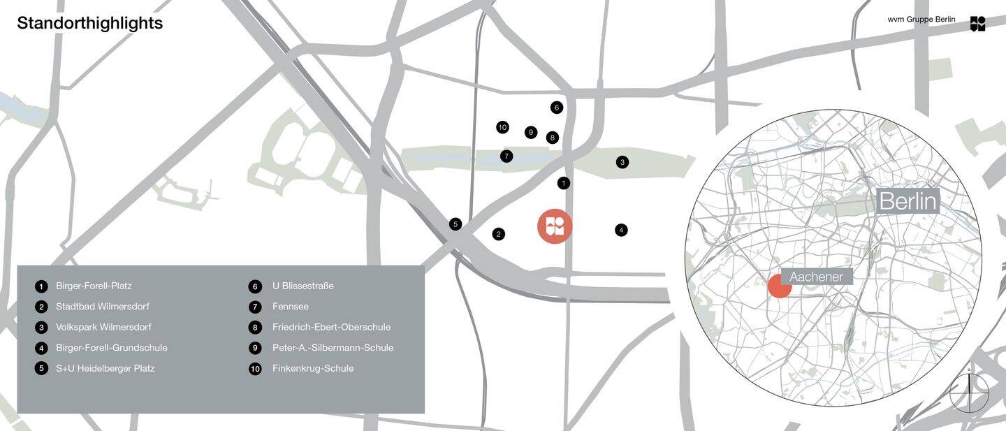 2-Zimmer-Eigentumswohnung im Townhouse mit Süd-Balkon – Berlin – Vorschaubild 9