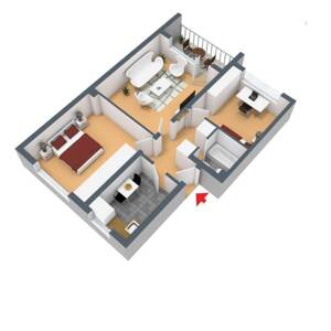 Schöne Erdgeschoß-Wohnung in Hagen-Vorhalle - 3-Zimmer-mit Balkon und neuem Badezimmer! – 58089 Hagen – Vorschaubild 4
