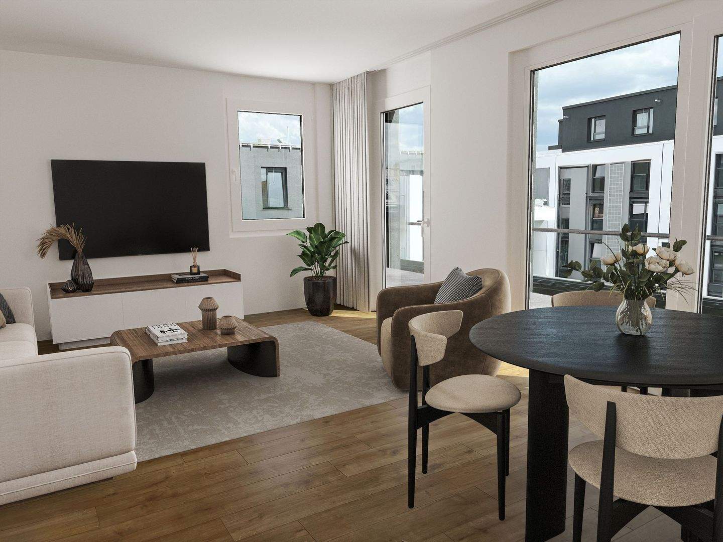 Exklusives Penthouse im PARKSIDE - 4 Zimmer mit Panorama-Terrasse – Stuttgart – Vorschaubild 4