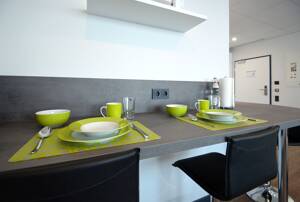 Exklusives 1-Zimmer-Penthouse-Apartment, komfortabel ausgestattet, Innenstadt Offenbach – 63065 Offenbach am Main – Vorschaubild 6