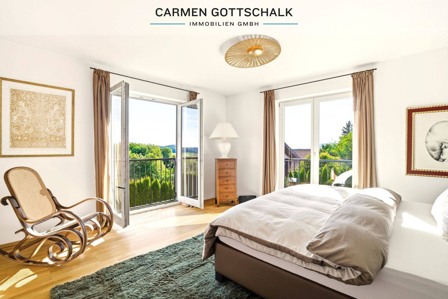 Der See im Großformat. Moderne Familienvilla mit Panoramaseeblick, Garten und Strandbadnähe. – Starnberg – Vorschaubild 7