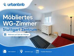 WG-Zimmer auf Zeit in Stuttgart-Zentrum - mieten ab 1 Monat – 70182 Stuttgart – Vorschaubild 1