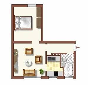 Gemütliche Single-Wohnung in zentraler Lage von Duisburg – 47259 Duisburg – Vorschaubild 2