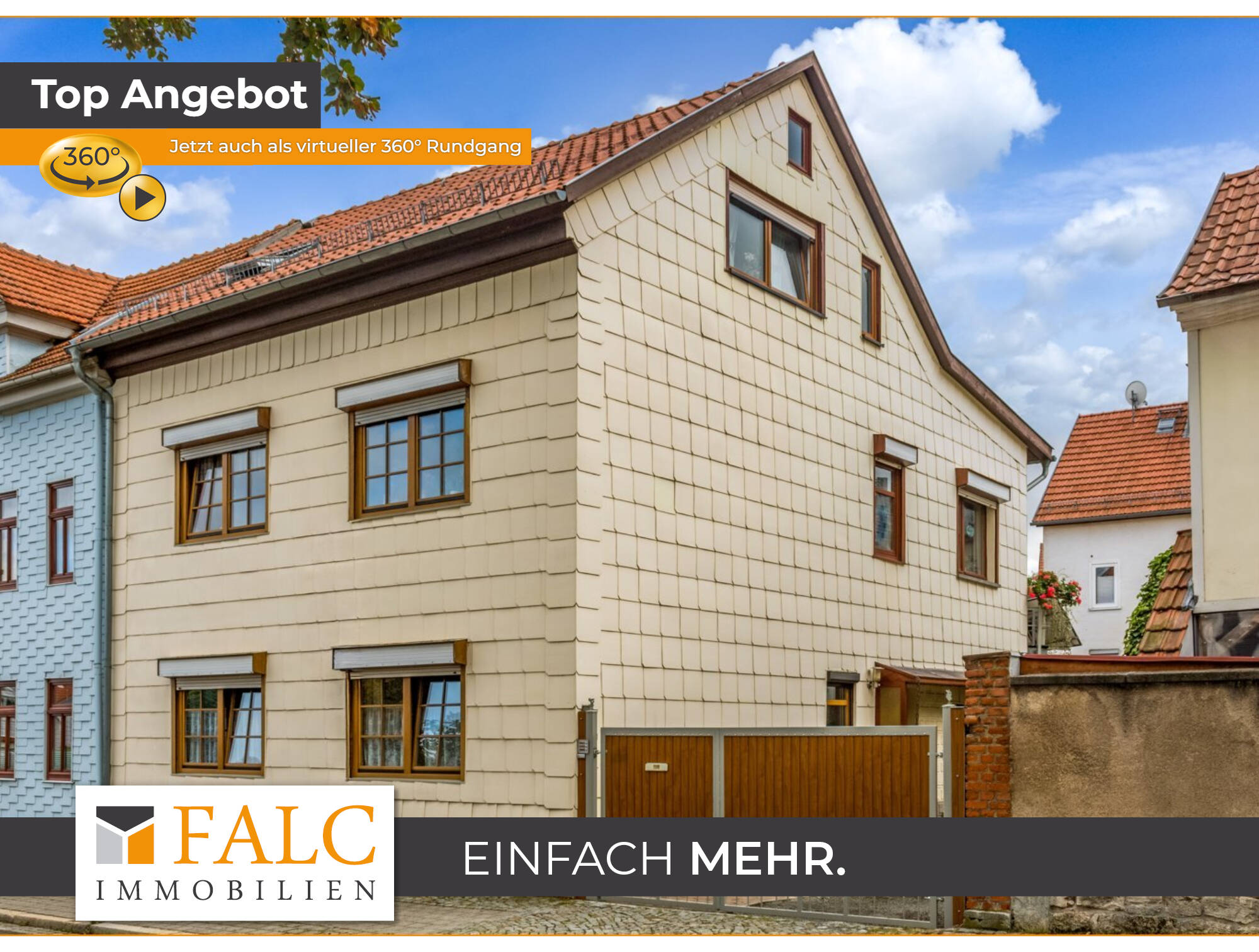 Gepflegtes, modernisiertes Zwei- Familienhaus: Ein Platzwunder in Zentrumsnähe – Waltershausen – Bild 1 von 9