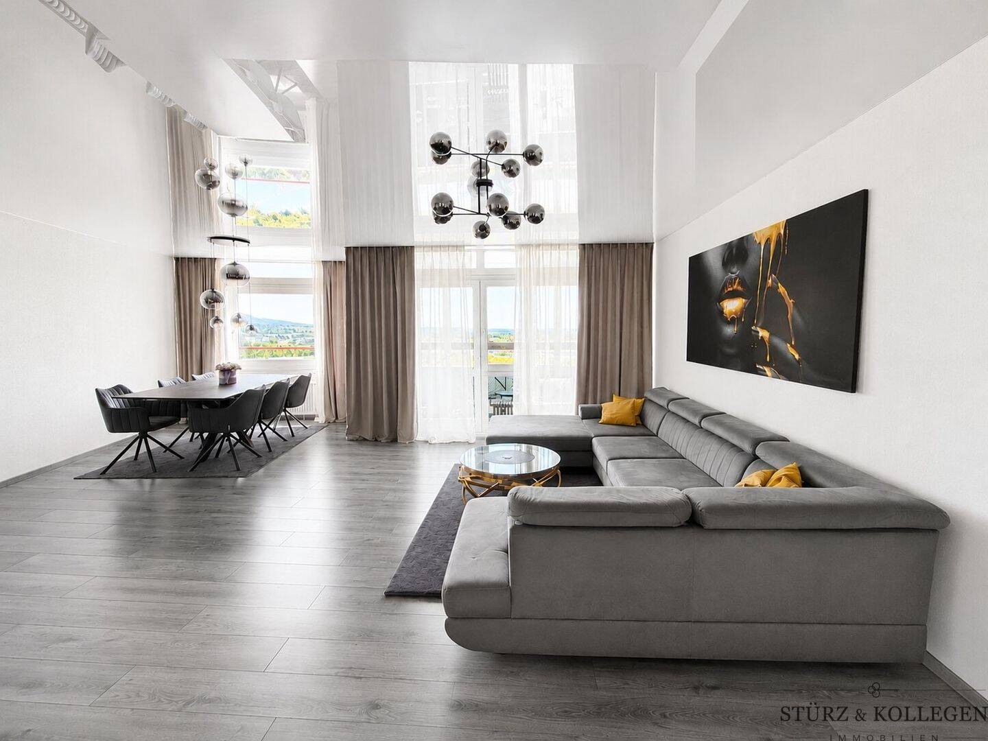 Penthouse-Flair am See - Renovierte 5-Zi.-Wohnung mit spektakulärer Dachterrasse und Panoramablick – Offenburg – Vorschaubild 3