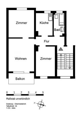 3-Zimmer-Wohlfühlwohnung in Duisburg Obermeiderich – 47137 Duisburg – Vorschaubild 2