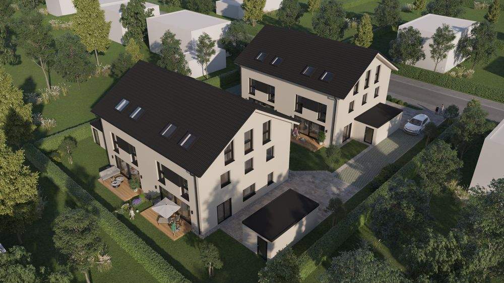 RosenHomes- Neubau moderne Doppelhaushälfte mit Südterrasse, 2 Stellplätzen, KfW 55 - Haus 1 – Zeitlarn – Vorschaubild 9