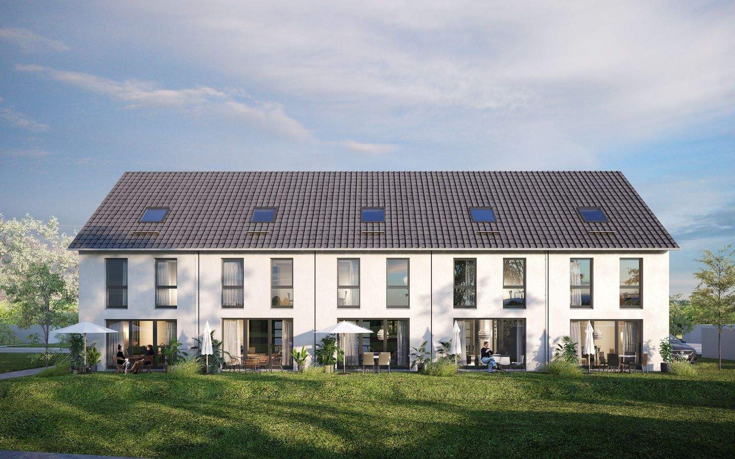 Ulm bezahlbares Wohnen mit Keller und Stellplatz ein Reihenmittelhaus – Ulm – Bild 1 von 9