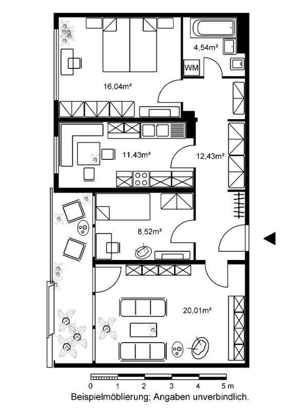 Geräumige 3-Zimmer-Wohnung in Darmstadt-Kranichstein – Darmstadt – Vorschaubild 5