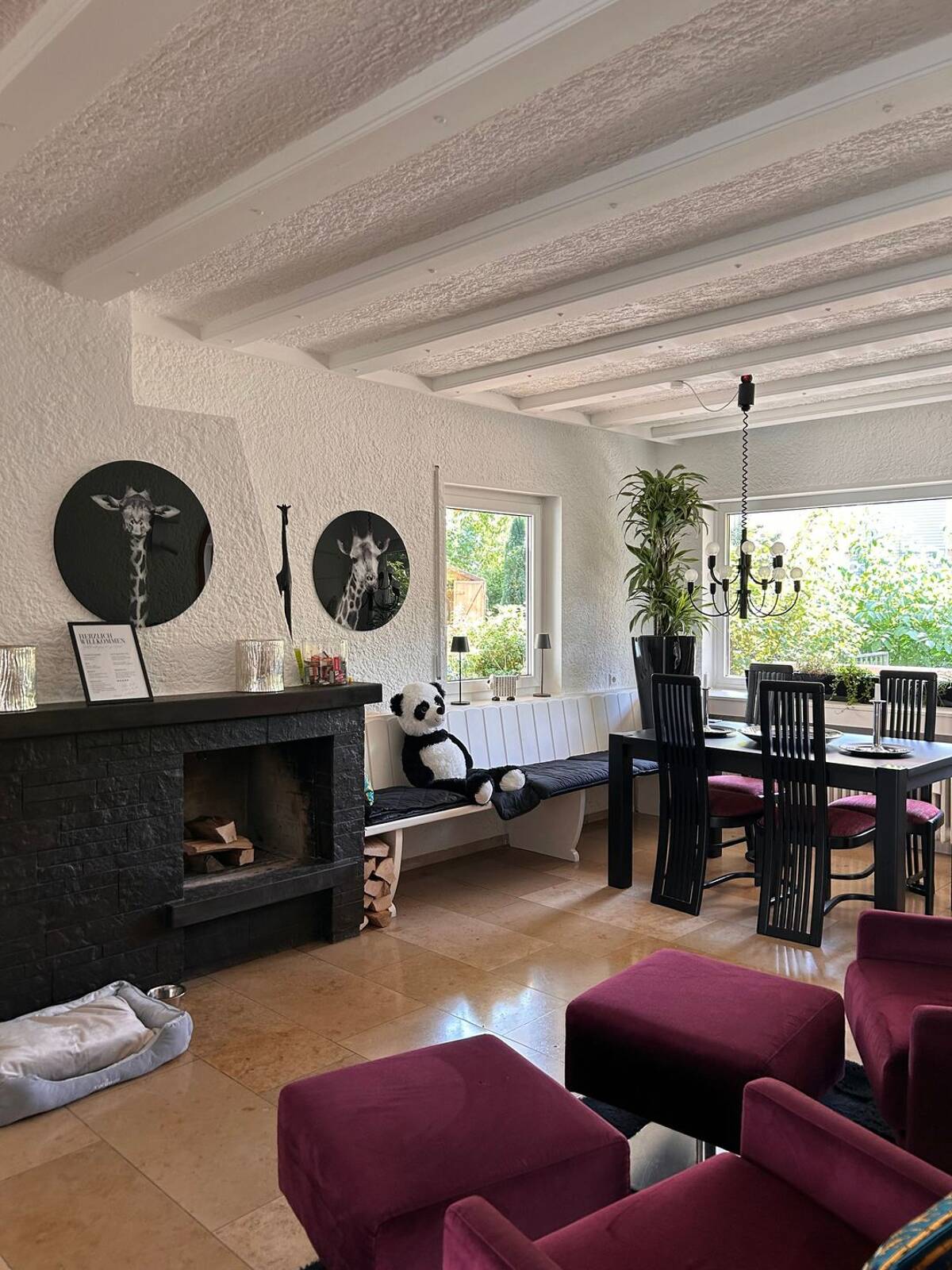 Besondere möblierte Wohnung mit Kamin, Balkon und Gartennutzung in Heilbronn – 74074 Heilbronn – Bild 1 von 9