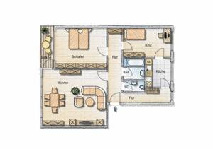 Hier lässt es sich aushalten: individuelle 3-Zimmer-Wohnung – 34132 Kassel – Vorschaubild 2
