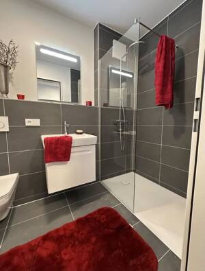 Moderne Neubauwohnung Voll möbliertes 1-Zimmer-Apartment mit Balkon in Darmstadt – 64295 Darmstadt – Vorschaubild 8