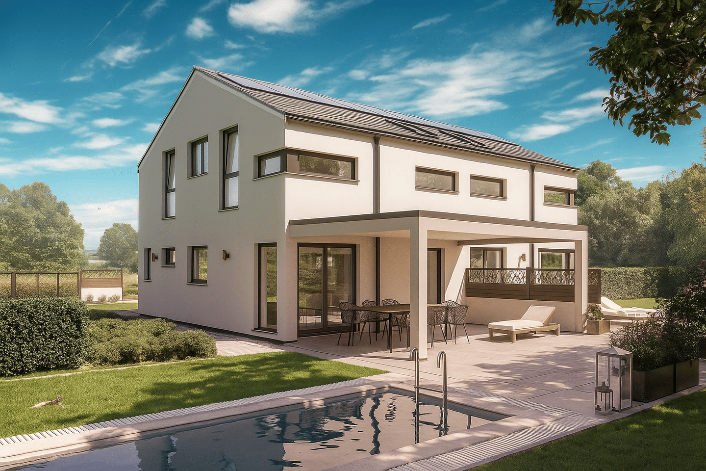 Jetzt ins Eigenheim + Vermieter werden! Mieteinnahmen und Afa + Sonder-Afa Beratung bei Danhaus! – Leichlingen – Bild 1 von 9