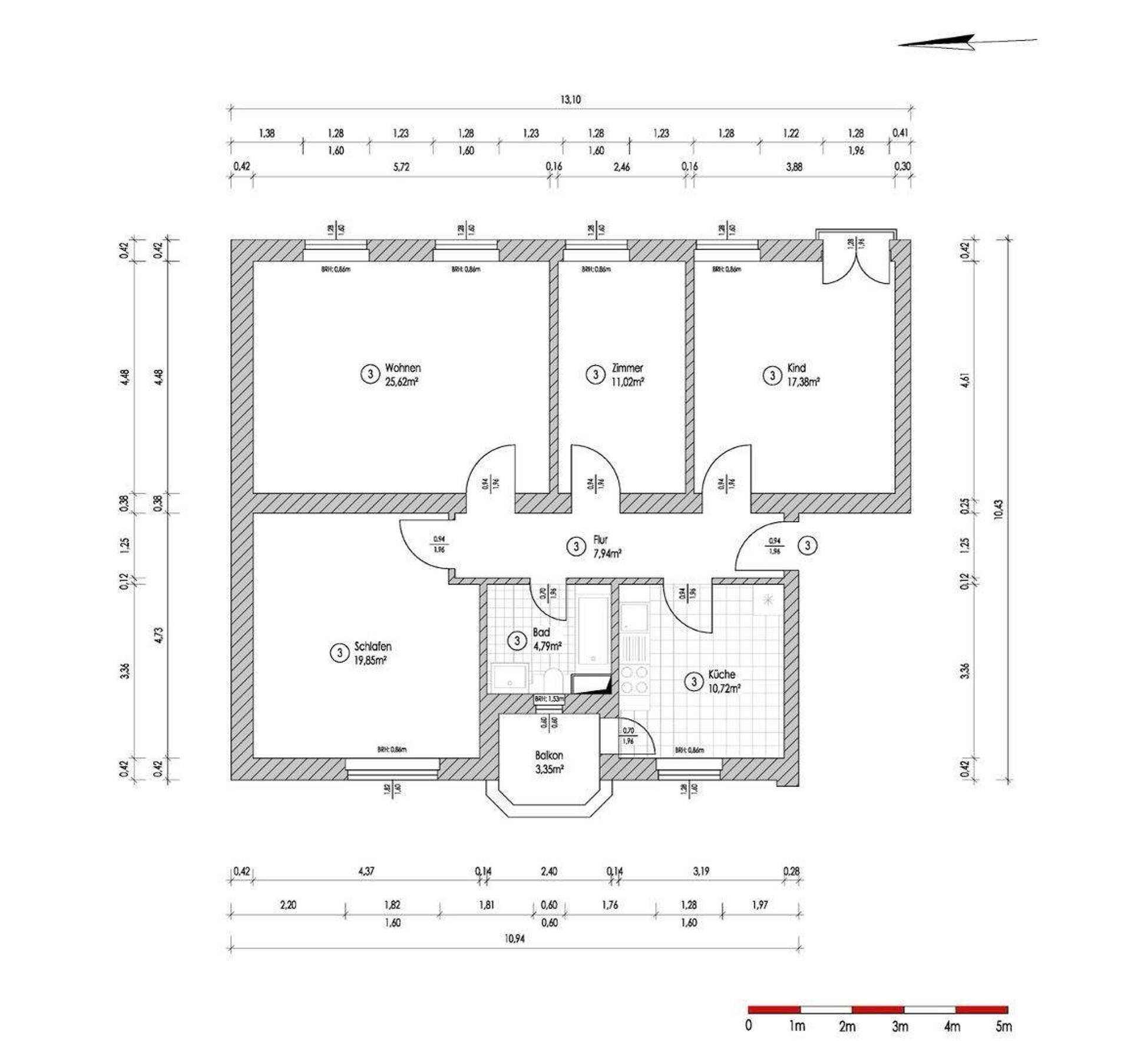 Etagenwohnung in 15907 Lübben (Spreewald) mit 98,16 m² kaufen