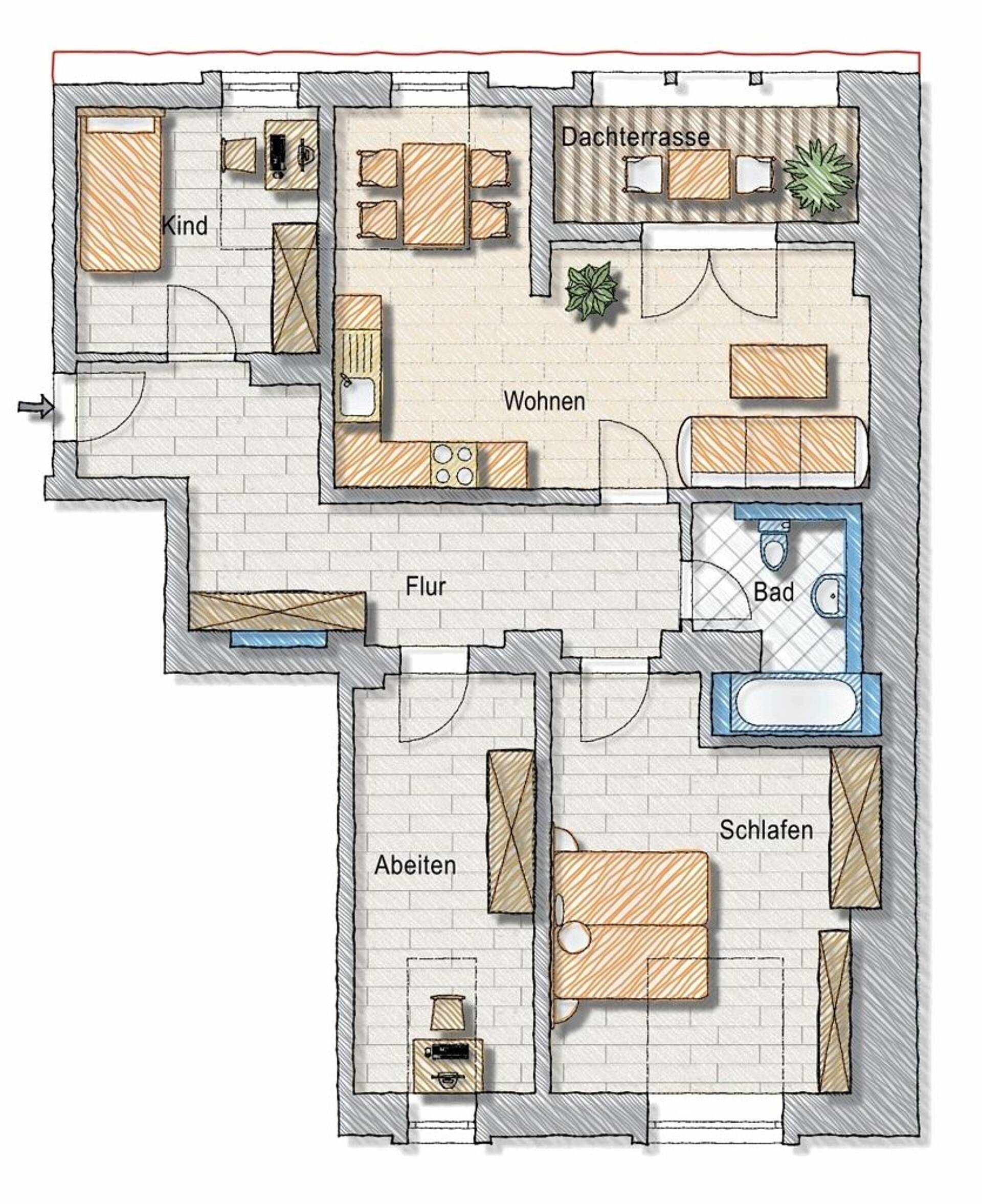 Haus in 01067 Dresden mit 81 m² kaufen