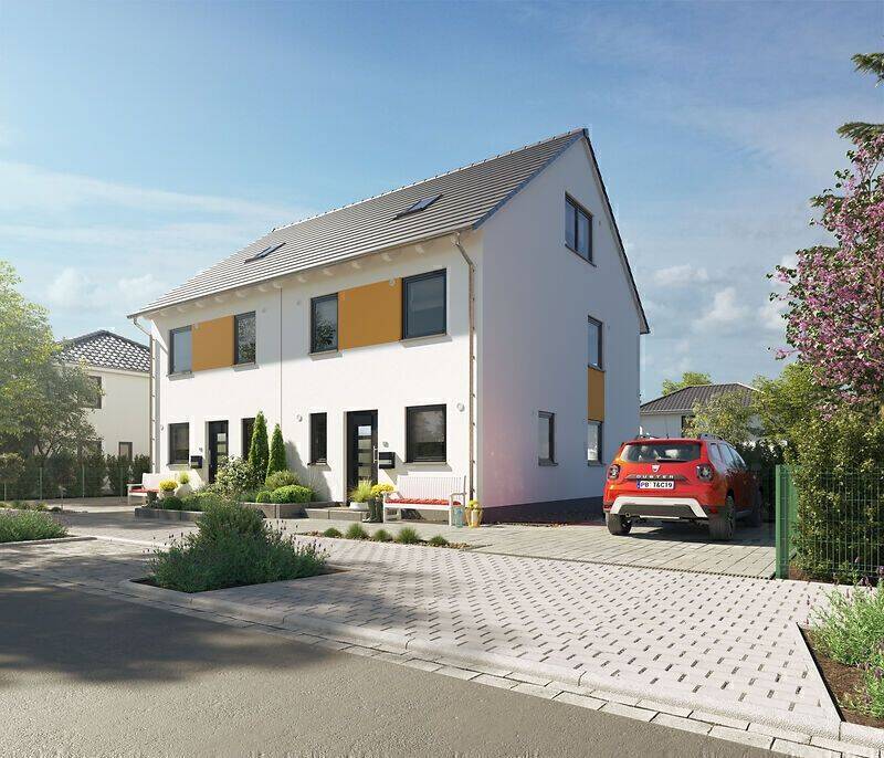 Doppelhaus, massiv gebaut, Preis inkl. Grundstück – Wittlich – Bild 1 von 7