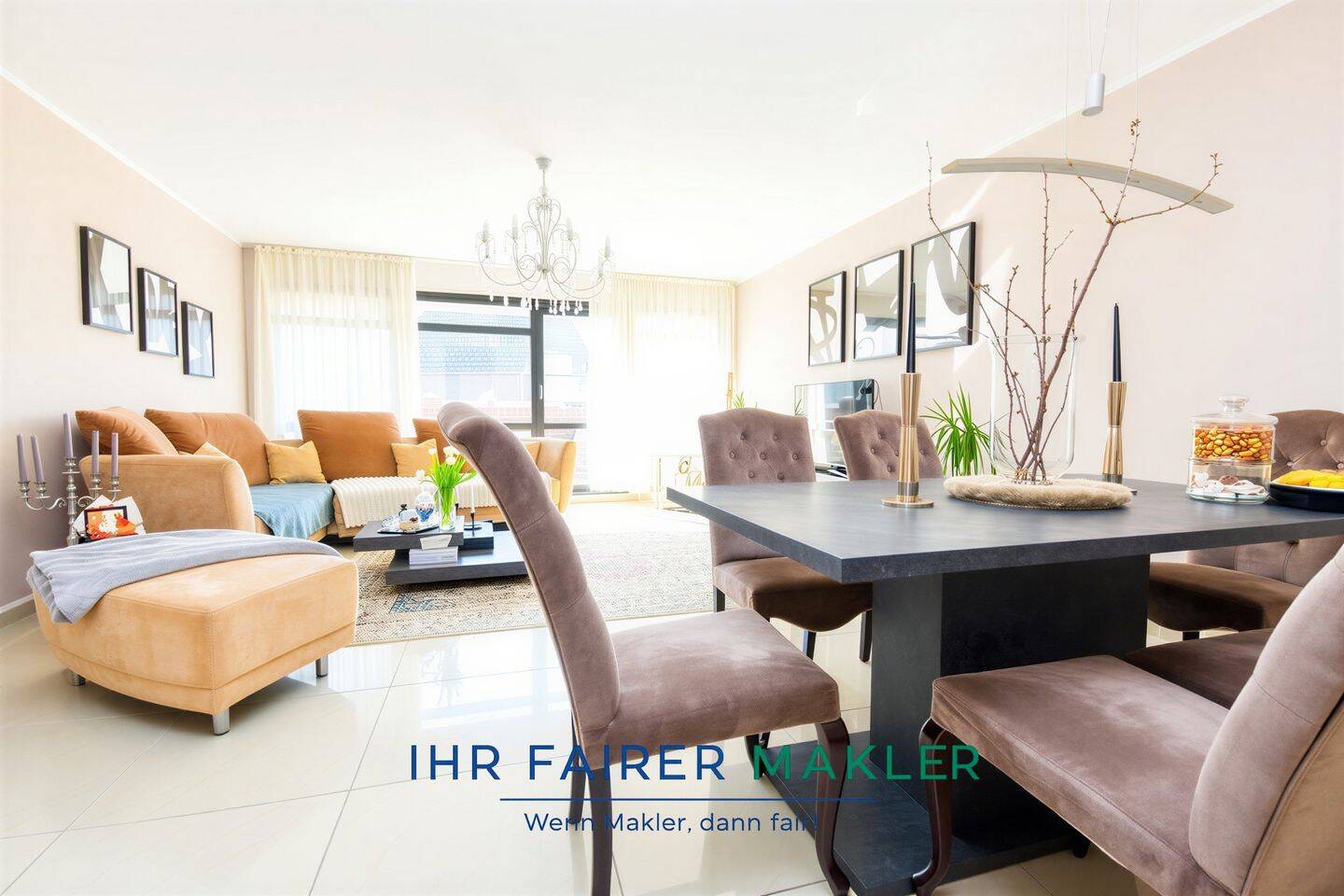Lichtdurchflutete 3-Zimmer Maisonette-Wohnung in Oberneuland mit Pool, Sauna und Kindergarten – Bremen – Vorschaubild 3