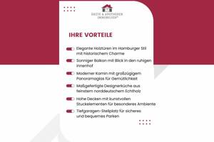 Exklusiv! Möblierte & befristete 5-Zimmer Altbauwohnung mit Kamin in direkter Alsternähe – 20099 Hamburg – Vorschaubild 2