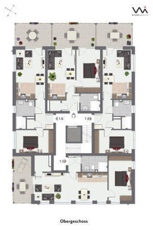 KfW 40 + QNG! Hochmoderne EIGENTUMSWOHNUNGEN in Stadtrandlage - urban und beliebt – 48167 Münster – Vorschaubild 5