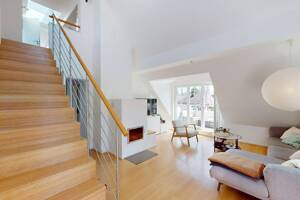 Design-Maisonette (Alleinige Etage) | KfW-A+, Galerie, Kamin | nahe S-Bahn Untermenzing – 80997 München – Vorschaubild 2