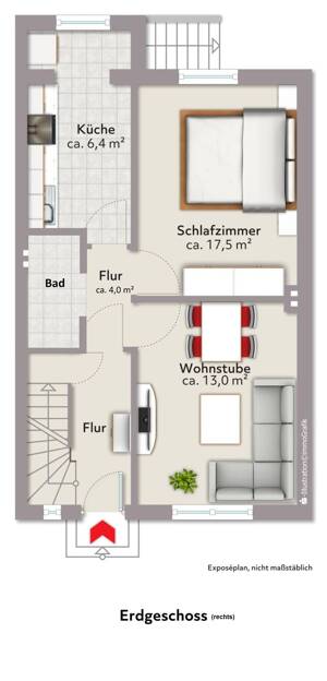 Bremen-Gröpelingen: Mehrfamilienhaus mit fünf vermieteten Wohneinheiten in guter Lage – 28237 Bremen – Vorschaubild 2