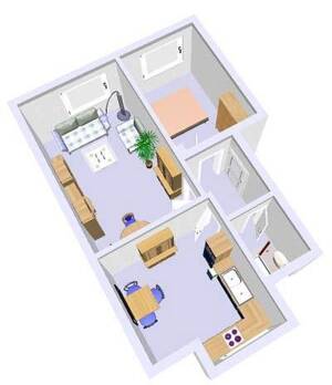 Hier findet jeder seinen Platz: praktische 2-Zimmer-Wohnung – 24149 Kiel – Vorschaubild 8