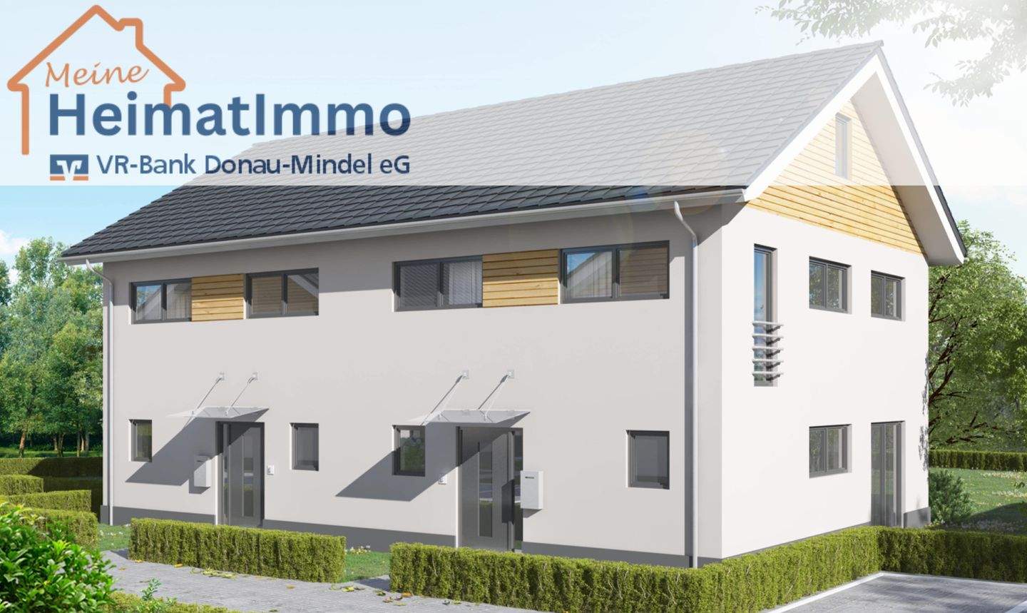 Moderne Doppelhaushälfte mit herrlichem Grundstück in Lauingen – Lauingen (Donau) – Bild 1 von 5