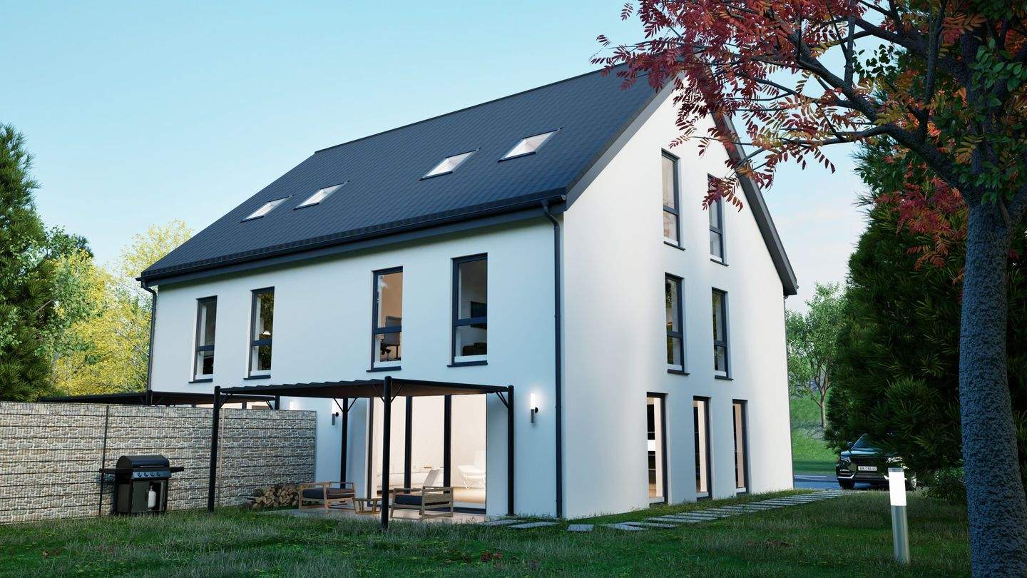 Doppelhaushälfte Neubauprojekt 165,5 m² – EH 55 – Bexbach (im Neubaugebiet) – Bexbach – Vorschaubild 2