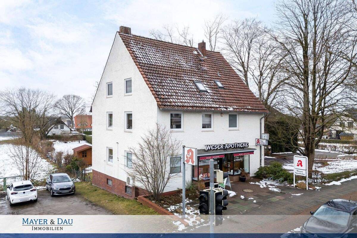 Bremen: Wohn- und Geschäftshaus mit Apotheke, Eigennutzungsoption und stabilem Mietertrag! Obj.9394 – 28777 Bremen – Bild 1 von 9