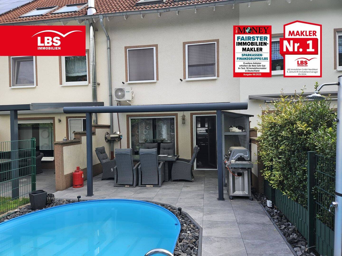 Alles Inklusive! 5,5 Zimmer Reihenhaus mit Pool am Consol-Park - 126m2 Wfl – Gelsenkirchen – Bild 1 von 9
