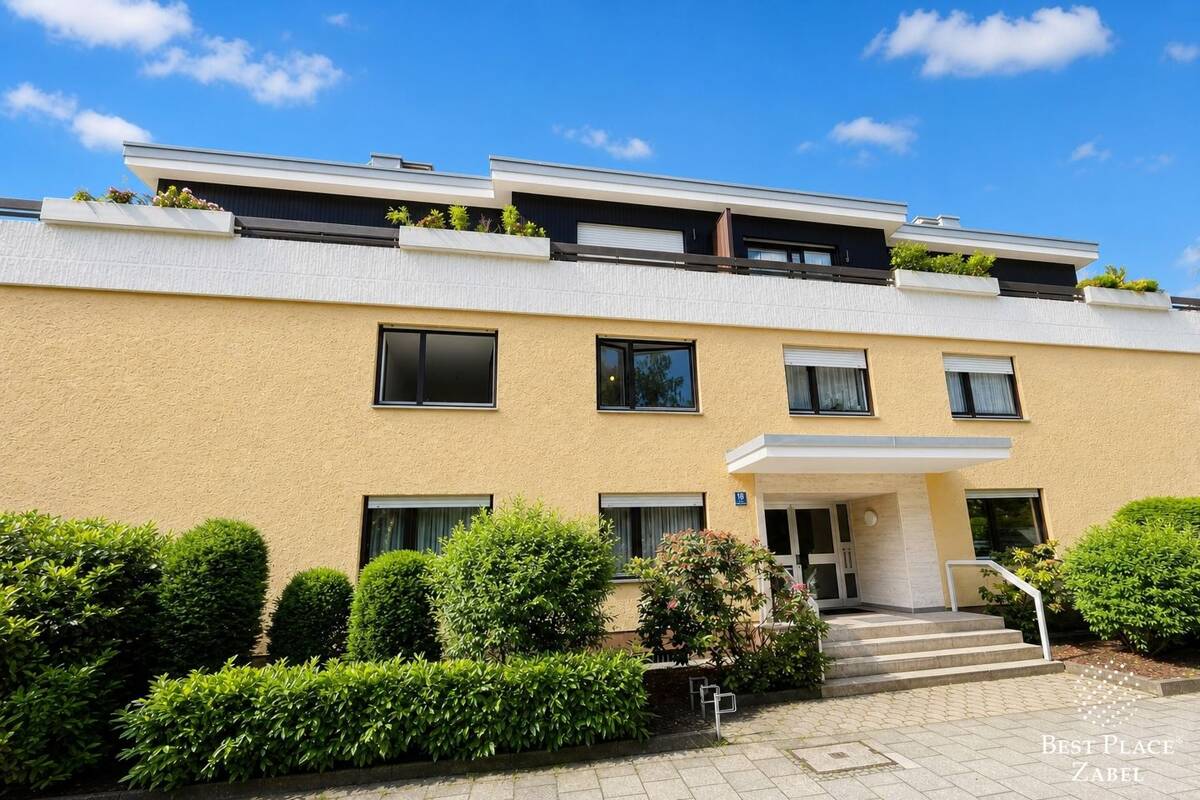 Einmalige Gelegenheit: Gut geschnittene und sanierte 3-Zimmer-Wohnung in Bestlage Harlaching – 81545 München – Bild 1 von 9