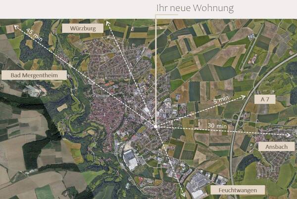 Etagenwohnung in 91541 Rothenburg ob der Tauber mit 86,5 m² kaufen