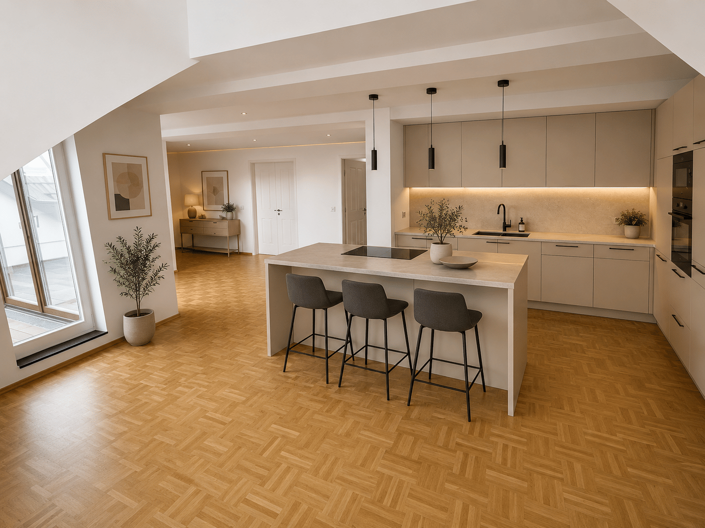 Preisreduzierung!!! Bezugsfrei | Stilvolle Maisonette-Wohnung | Loggia | 2 Bäder | Aufzug | Stellplatz – Leipzig – Vorschaubild 4