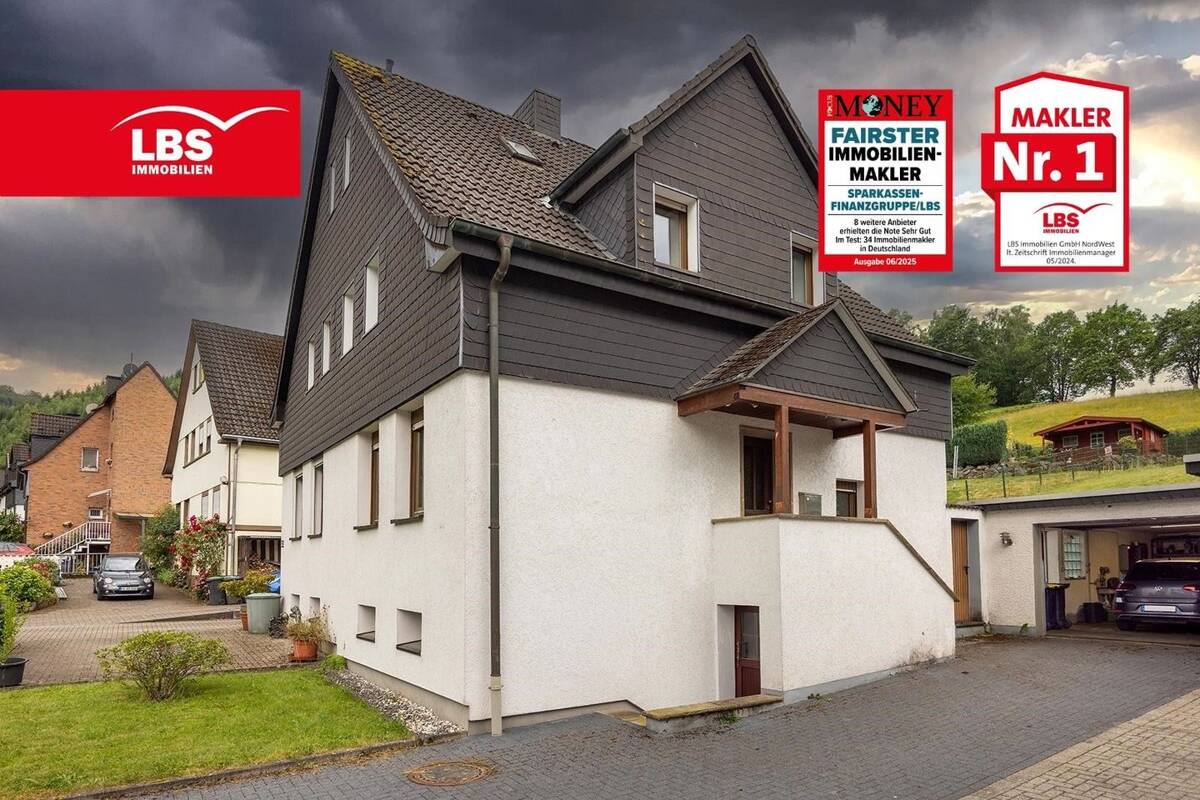 Doppelhaushälfte auf großem Grundstück inkl. schönem Blick und Garage – 58091 Hagen – Bild 1 von 9