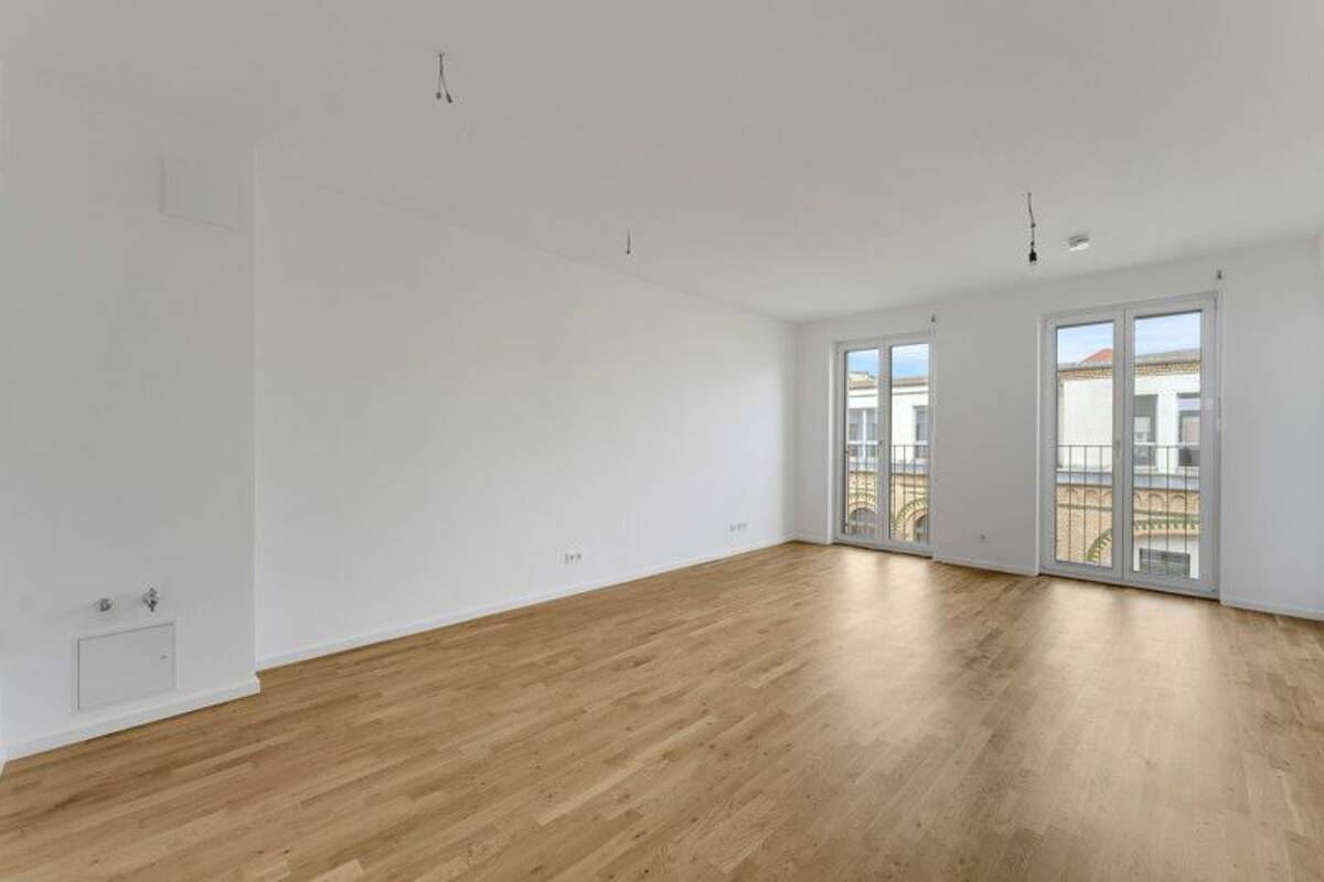 Erstbezug in Citynaher Wohnlage - hochwertige 3 Zimmer Wohnung mit Balkon – 4103 Leipzig – Bild 1 von 6