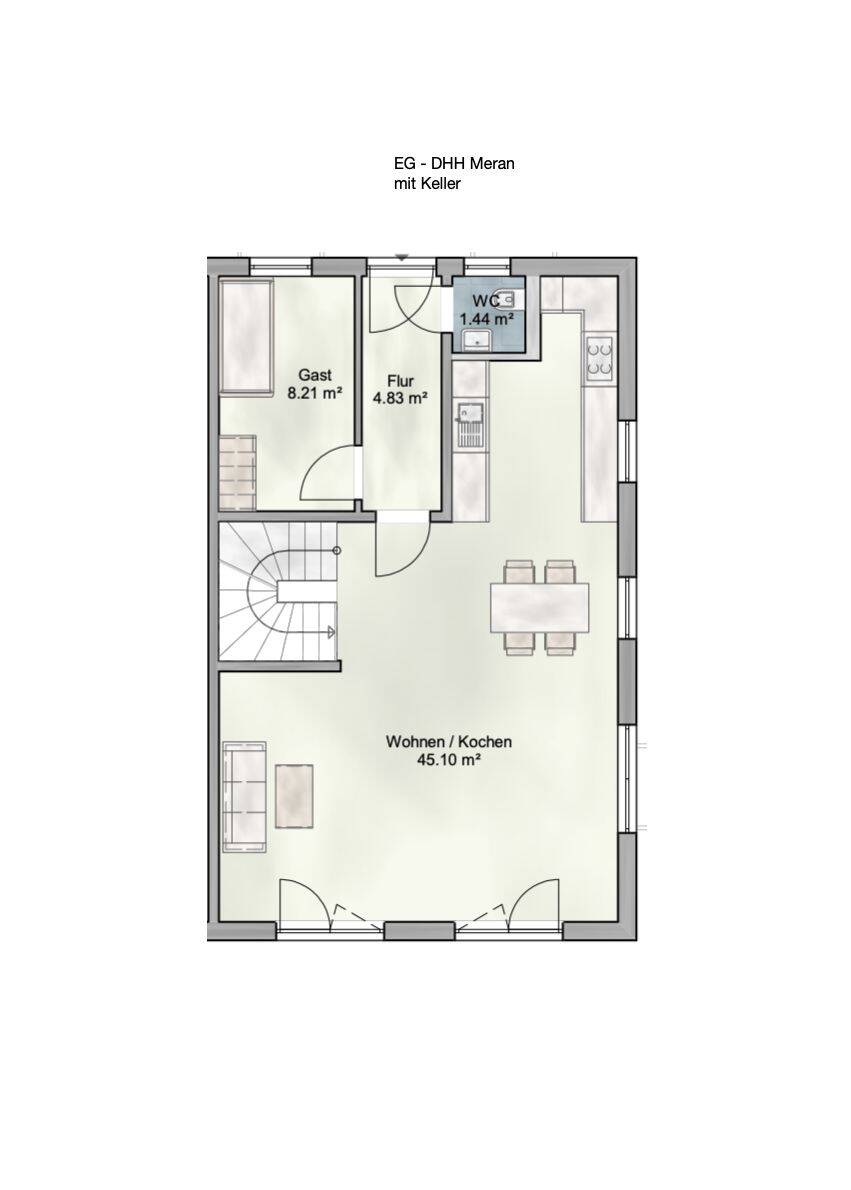 Top Lage Straßlach Dingharting: Neubau-DHH inkl. Homeoffice-Keller | A+ | familienfreundliche Lage – Straßlach-Dingharting – Vorschaubild 9