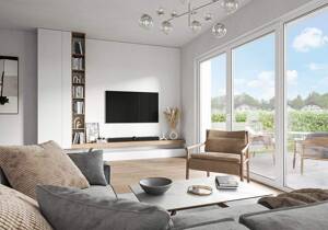 Vor Fertigstellung !,Energieeffizientes KFW 40 DHH mit Förderung ab 100.000.€ bis 220.000.-- € inkl. Grundstück , Innenausbau und Doppelgarage – 76228 Karlsruhe – Vorschaubild 4