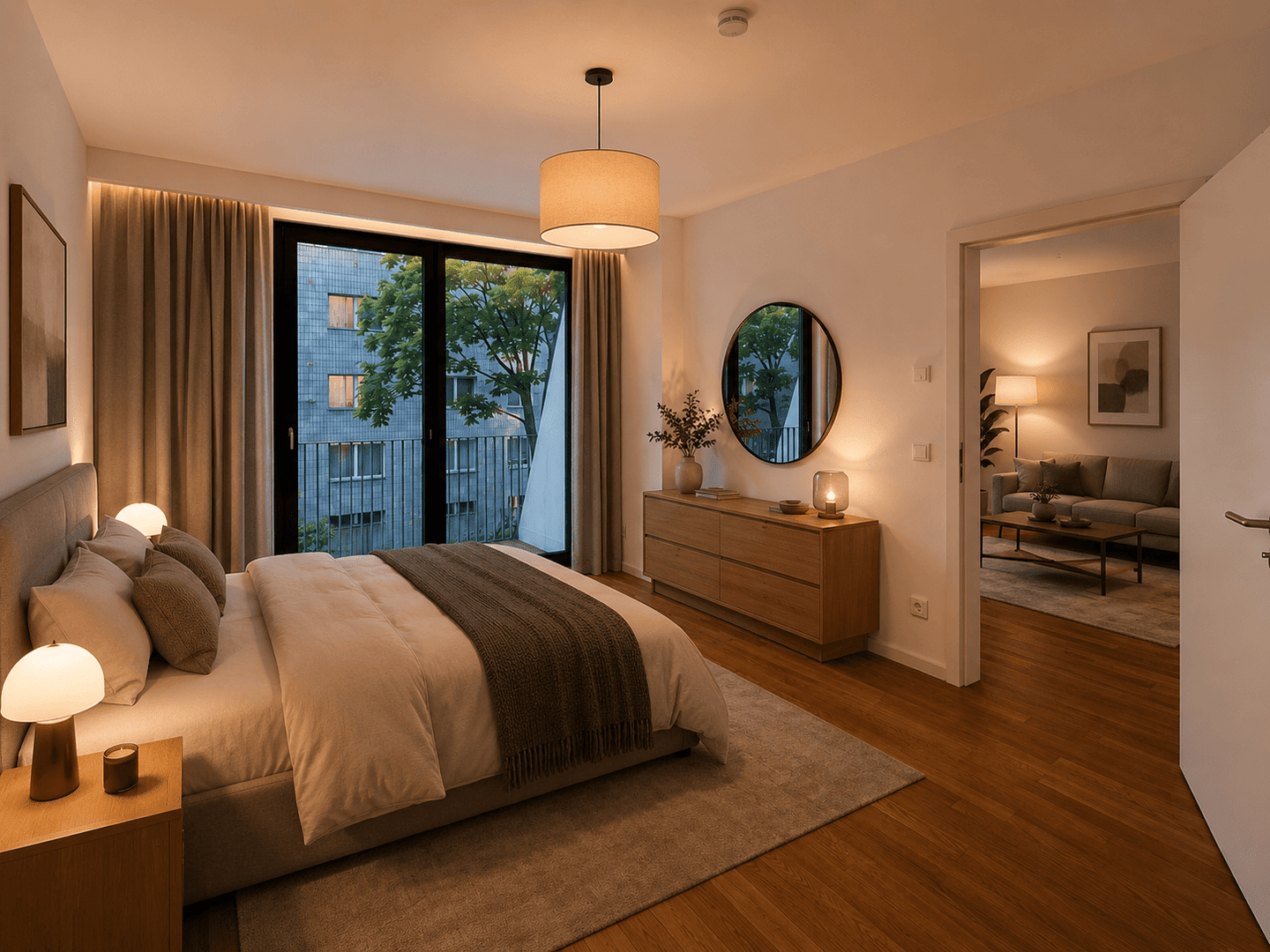 Moderne 2-Zimmer-Wohnung im Neubau von 2019 - Balkon, Aufzug & Einbauküche – Berlin – Vorschaubild 2