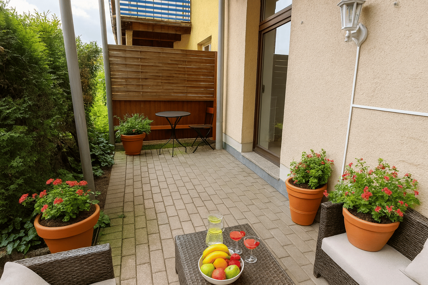 ! TOP 3-Zi.-Whg. mit Terrasse (ebenerdig) + Bad mit Wanne !