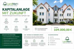1,5 Zimmer Kapitalanlage im Wunderburgpark in Oldenburg.